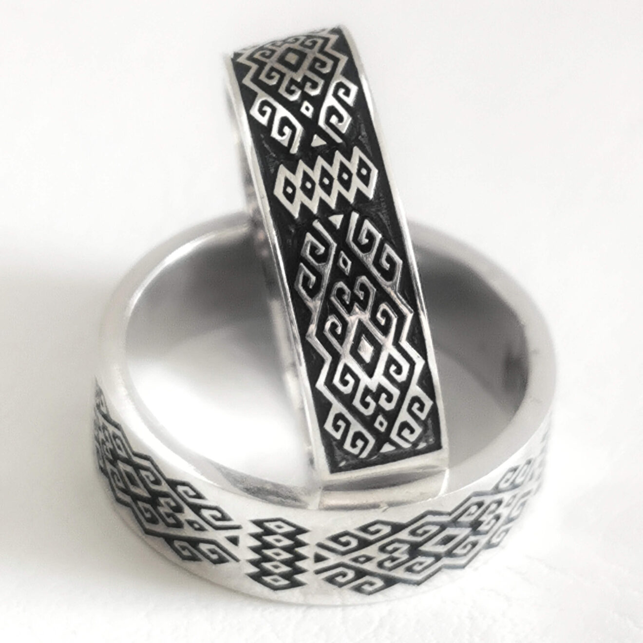 anillos símbolos mapuches