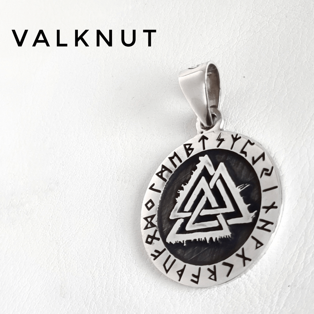Valknut de plata