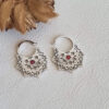 aros mandala de plata