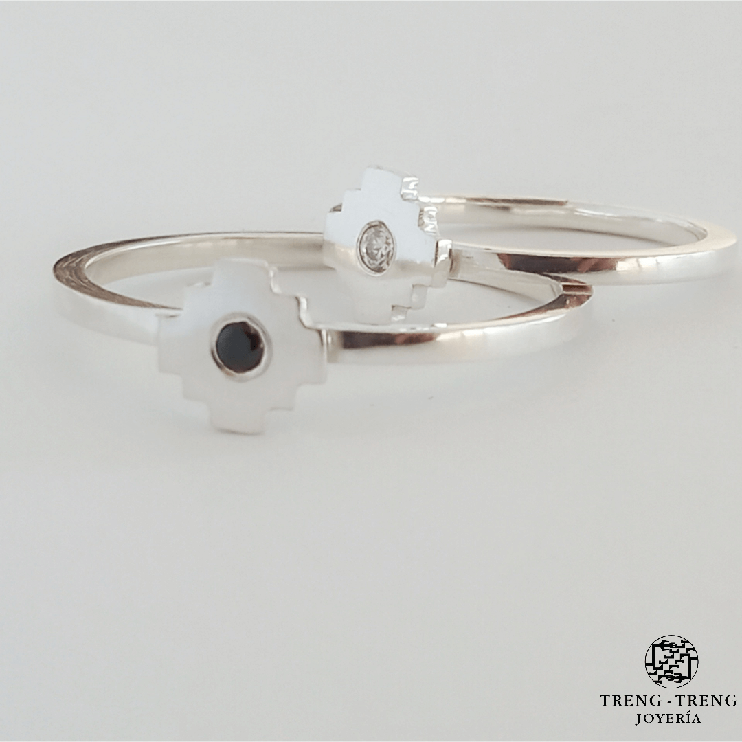 Anillo Chakana de plata