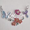 collar de plata con nombre ley 950