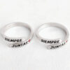 anillos de plata siempre juntas