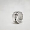 anillo plata con greca diaguita diseño copiapo con fondo blanco